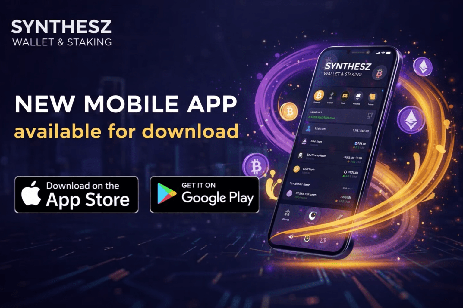 Synthesz mobile app announcement cover