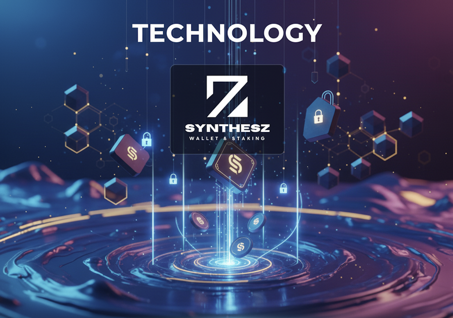 Staking technology illustration